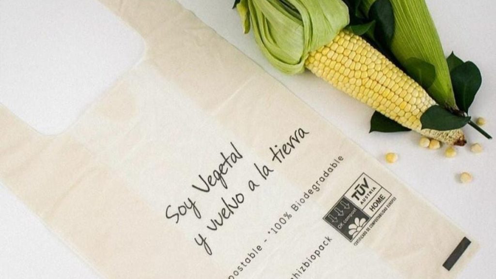 No más plástico: bolsas de maíz para cuidar el medio ambiente
